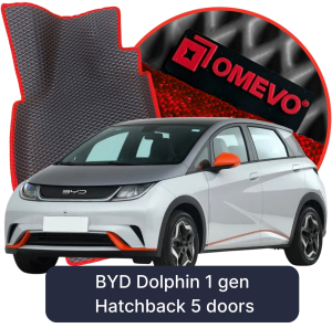 OMEVO 5D Pro EVA Mats for BYD Dolphin 1 gen Hatchback 5 doors (2021-2025)