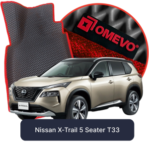 OMEVO 5D Pro EVA Mats for Nissan X-Trail 5-seater T33 4 gen SUV (2021-2025)