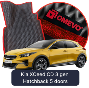 OMEVO 5D Pro EVA Mats for Kia XCeed CD 3 gen Hatchback 5 doors (2019-2025)