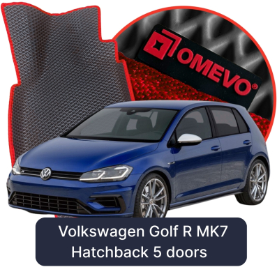 EVA Car Mats OMEVO for Volkswagen Golf R MK7 7 gen Hatchback 5-door (2012–2020)
