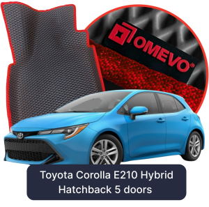 OMEVO 5D Pro EVA Mats for Toyota Corolla Post Lift >2022 E210 Hybrid 12 gen Hatchback 5 doors (2018-2025)
