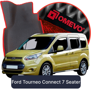 OMEVO 5D Pro EVA Mats for Ford Tourneo Connect 7-seater 2 gen KombiVan (2013-2022)