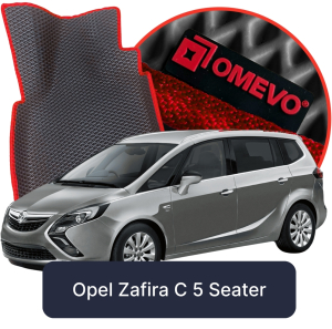 OMEVO 5D Pro EVA Mats for Opel Zafira C 5-seater 3 gen Minivan (2011-2019)