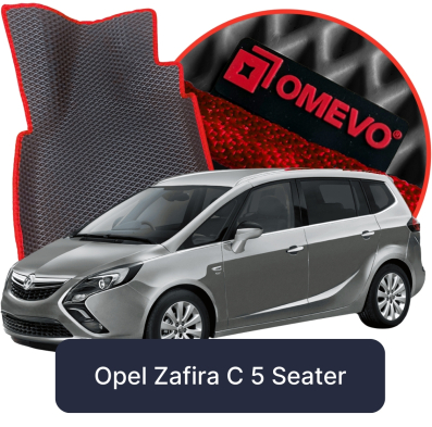 EVA Car Mats OMEVO for Opel Zafira C 5-seater 3rd Gen Minivan (2011-2019)