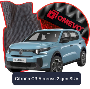 OMEVO 5D Pro EVA Mats for Citroën C3 Aircross 2 gen SUV (2024-2025)