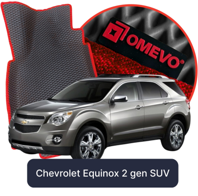 OMEVO 5D Pro EVA Mats for Chevrolet Equinox 2 gen SUV (2009-2017)