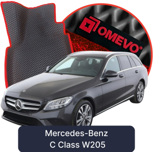 OMEVO 5D Pro EVA Mats for Mercedes-Benz C class W205 4 gen Station Wagon (2014-2021)