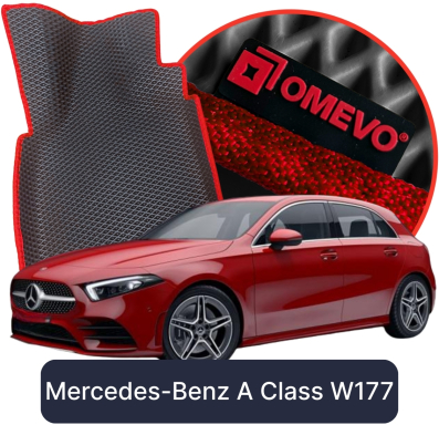 EVA car mats OMEVO for Mercedes-Benz A-Class W177 4th gen Hatchback 5 doors (2019-2025)