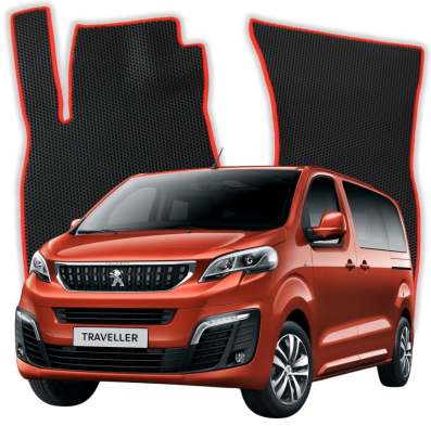 EVA car mats OMEVO for Peugeot Traveller Long Business Vip 7-Seater 3 gen Minivan (2016-2025)