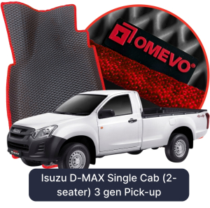 OMEVO 5D Pro EVA Mats for Isuzu D-MAX Single Cab (2-seater) 3 gen Pick-up (2019-2025)