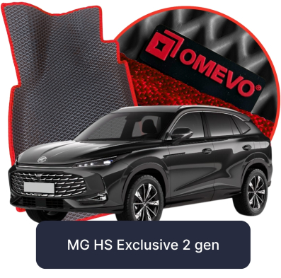 OMEVO 5D Pro EVA Mats for MG HS Exclusive 2 gen SUV (2024-2025)
