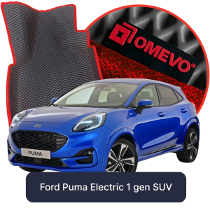 OMEVO 5D Pro EVA Mats for Ford Puma Electric 1 gen SUV (2019-2025)