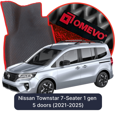 EVA car mats OMEVO for Nissan Townstar 7-Seater 1 gen KombiVan 5 doors (2021-2025)