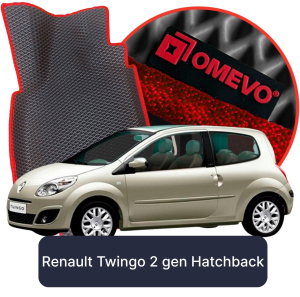 OMEVO 5D Pro EVA Mats for Renault Twingo 2 gen Hatchback 3 doors (2007-2014)