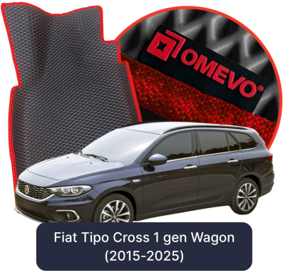 EVA car mats OMEVO for Fiat Tipo Cross 1 gen Kombi (2015-2025)