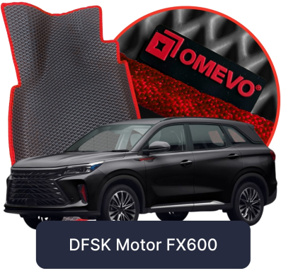 OMEVO 5D Pro EVA Mats for DFSK Motor FX600 7-seater 1 gen SUV 5 doors (2024-2025)