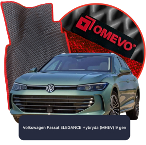 OMEVO 5D Pro EVA Mats for Volkswagen Passat ELEGANCE Hybrid (MHEV) 9 gen Kombi (2024-2025)