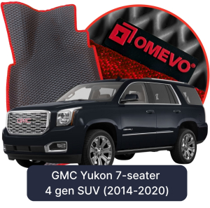 OMEVO 5D Pro EVA Mats for GMC Yukon 7-seater 4 gen SUV (2014-2020)