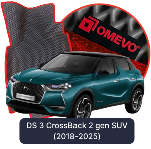 OMEVO 5D Pro EVA Mats for DS 3 CrossBack  2 gen SUV (2018-2025)