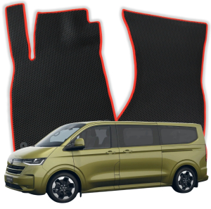 OMEVO 5D Pro EVA Mats for Volkswagen Transporter Caravelle 8-seater T7 7 gen (2024-2025)