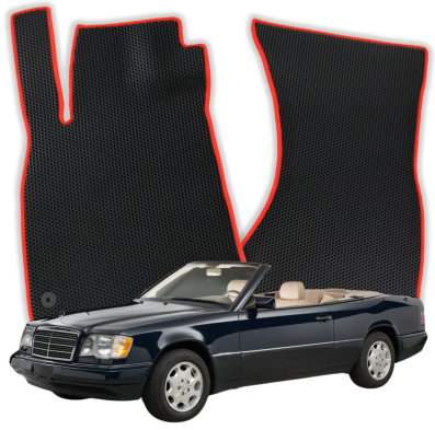 EVA car mats OMEVO for Mercedes-Benz A124 300CE USA W124 1st gen Cabrio (1992-1997)