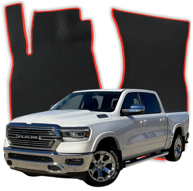EVA car mats OMEVO for Dodge Ram 1500 Laramie Crew Cab 5 gen Pick-up 4 doors (2019-2025)