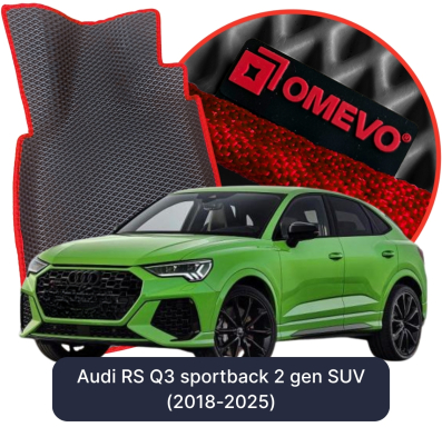 EVA car mats OMEVO for Audi RS Q3 Sportback 2 gen SUV (2018-2025)