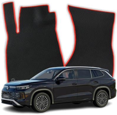EVA car mats OMEVO for Volkswagen Tayron Elegance 7-seater 2 gen SUV (2024-2025)