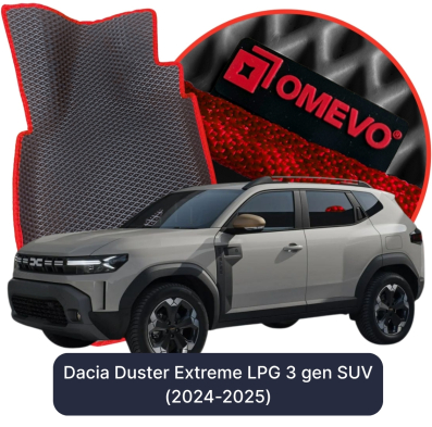 EVA car mats OMEVO for Dacia Duster Extreme LPG 3 gen SUV (2024-2025)