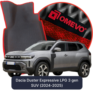 OMEVO EVA car mats for Dacia Duster Expressive LPG 3 gen SUV (2024-2025)