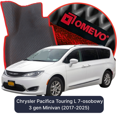 OMEVO EVA car mats for Chrysler Pacifica Touring L 7-seater 3 gen Minivan (2017-2025)