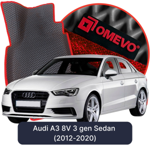 OMEVO 5D Pro EVA Mats for Audi A3 8V 3 gen Sedan (2012-2020)
