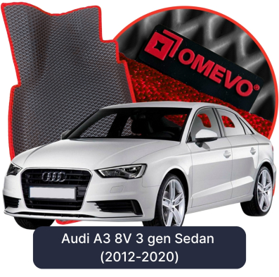 OMEVO EVA car mats for Audi A3 8V 3 gen Sedan (2012-2020)