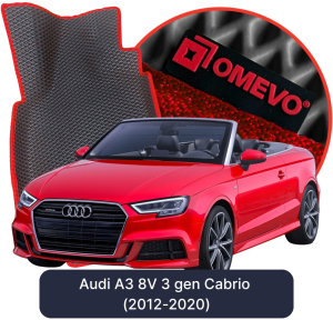 OMEVO 5D Pro EVA Mats for Audi A3 8V 3 gen Cabrio (2012-2020)