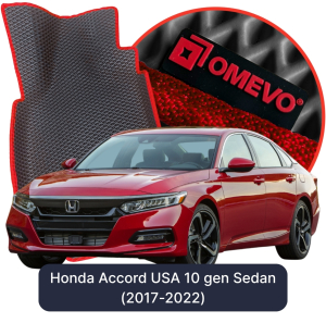 OMEVO 5D Pro EVA Mats for Honda Accord USA 10 gen Sedan (2017-2022)