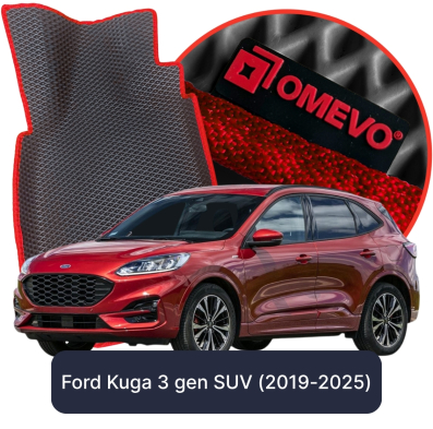 OMEVO EVA car mats for Ford Kuga Active X 3 gen SUV (2019-2025)