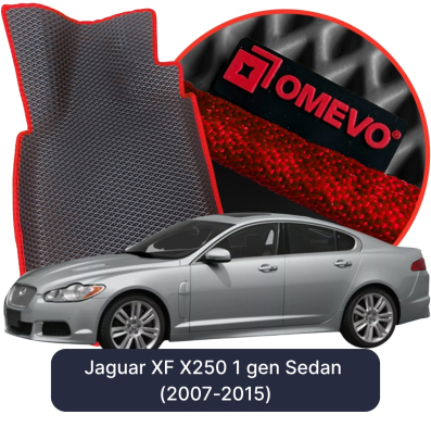 OMEVO EVA car mats for Jaguar XF X250 1 gen Sedan (2007-2015)