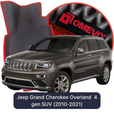 OMEVO EVA car mats for Jeep Grand Cherokee Overland 4 gen SUV (2010-2021)