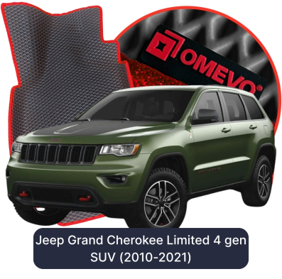 OMEVO EVA car mats for Jeep Grand Cherokee Limited 4 gen SUV (2010-2021)