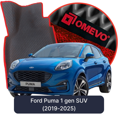 OMEVO EVA car mats for Ford Puma 1 gen SUV (2019-2025)