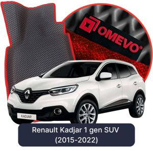 OMEVO 5D Pro EVA Mats for Renault Kadjar 1 gen SUV (2015-2022)