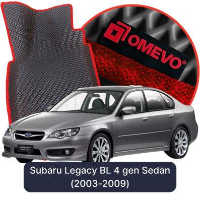OMEVO EVA car mats for Subaru Legacy BL 4 gen Sedan (2003-2009)