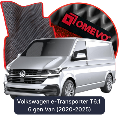 OMEVO 5D Pro EVA Mats for Volkswagen e-Transporter 2 seater T6.1 6 gen Van (2020-2025)