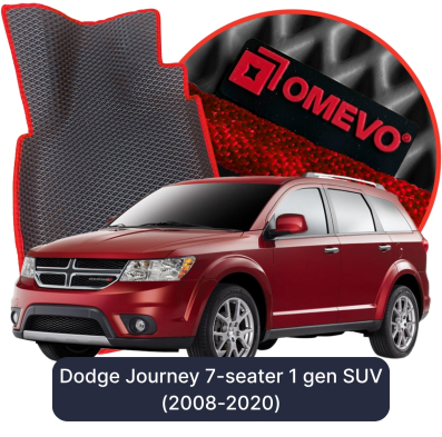 OMEVO EVA car mats for Dodge Journey 7-seater 1 gen SUV (2008-2020)