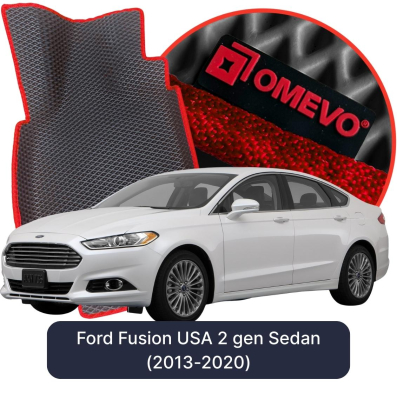 OMEVO EVA car mats for Ford Fusion USA 2 gen Sedan (2013-2020)