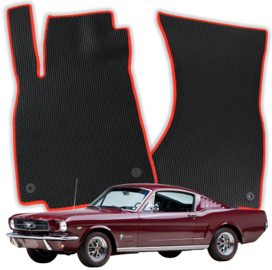 OMEVO EVA car mats for Ford Mustang Fastback 1 gen Fastback (1964-1973)