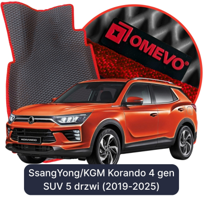 OMEVO 5D Pro EVA Mats for SsangYong/KGM Korando 4 gen SUV 5 doors (2019-2025)
