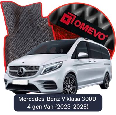 OMEVO EVA car mats for Mercedes-Benz V class 300D 4 gen Van (2023-2025)