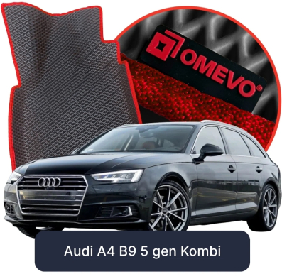 OMEVO 5D Pro EVA Mats for Audi A4 B9 5 gen Station Wagon (2015-2024)