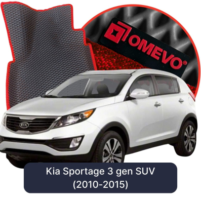 OMEVO EVA car mats for Kia Sportage 3 gen SUV (2010-2015)